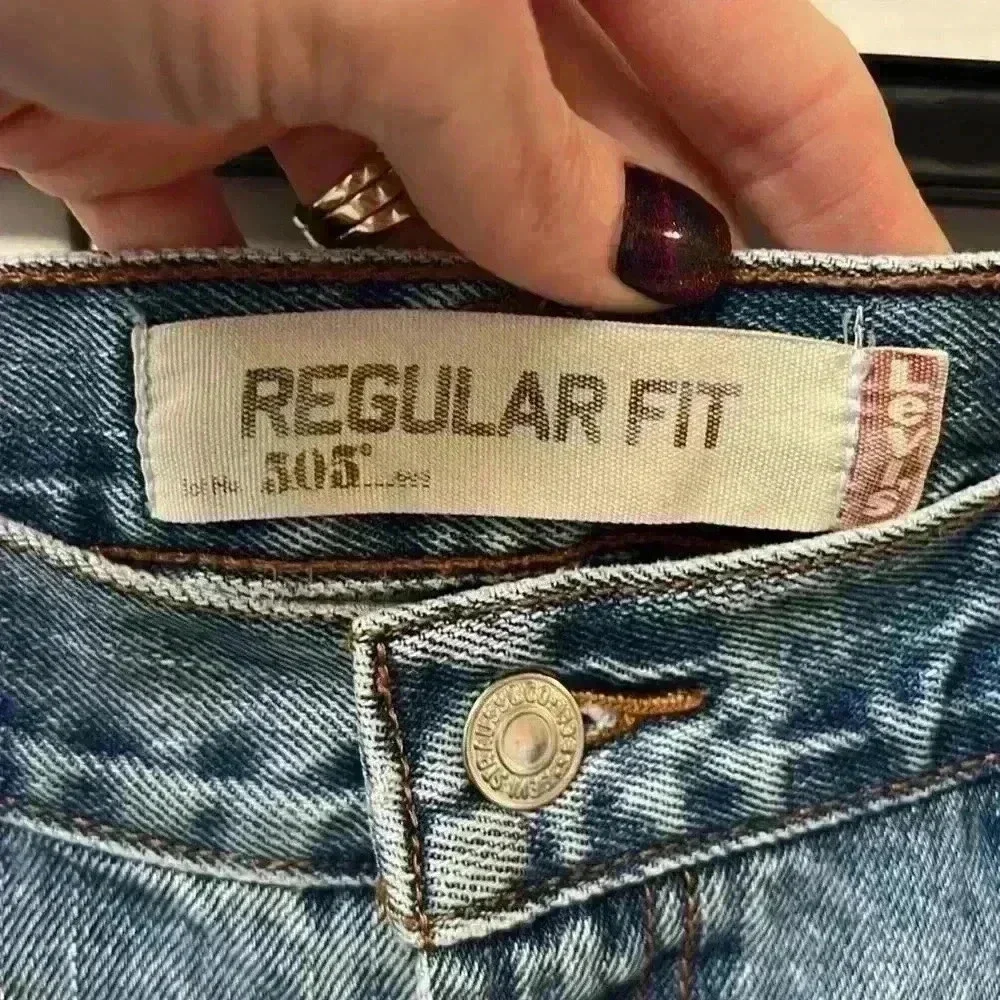 Levi’s 505 Regular Fit Jeans Size 38x32